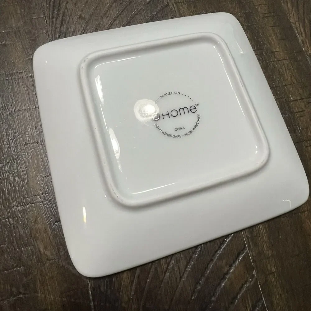 Target Home Set of 4 Salad Plates Paris Landmark Maps Porcelain 6”